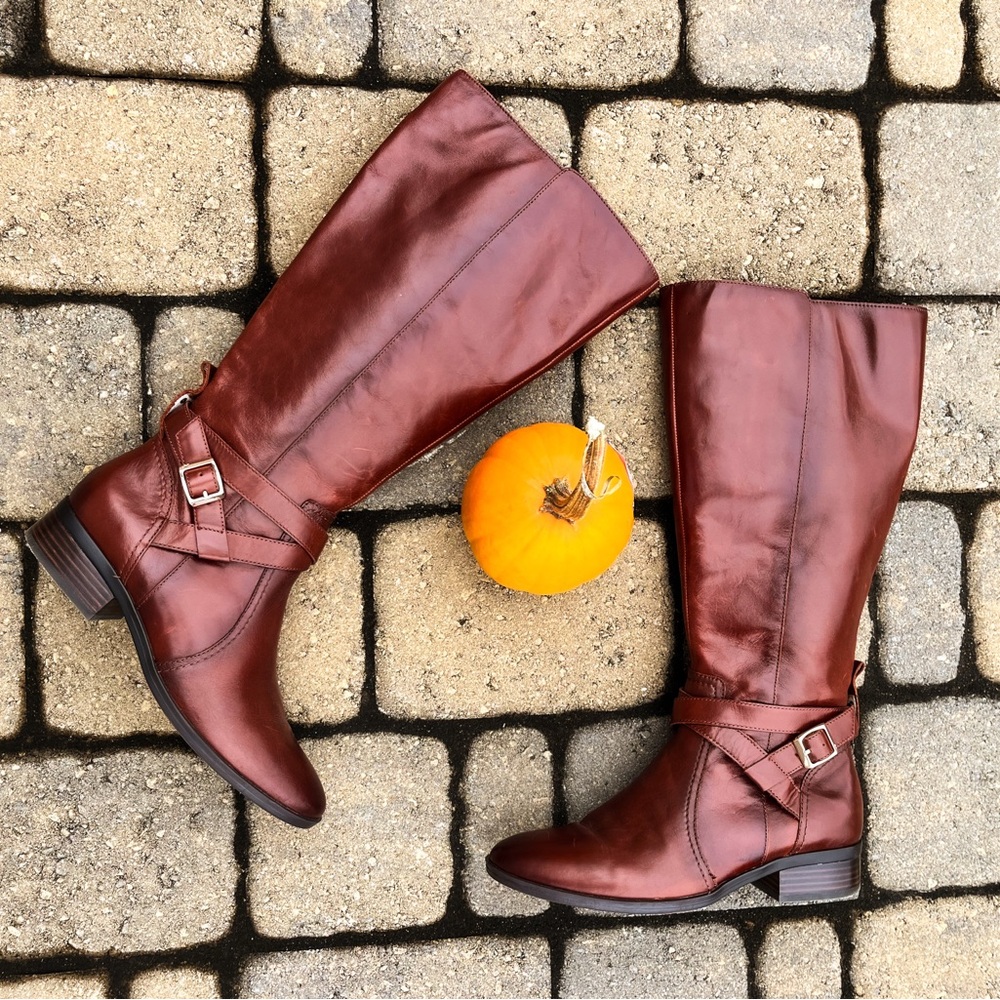 Naturalizer Rena 2 Red Riding Boots - Picture 5 of 6